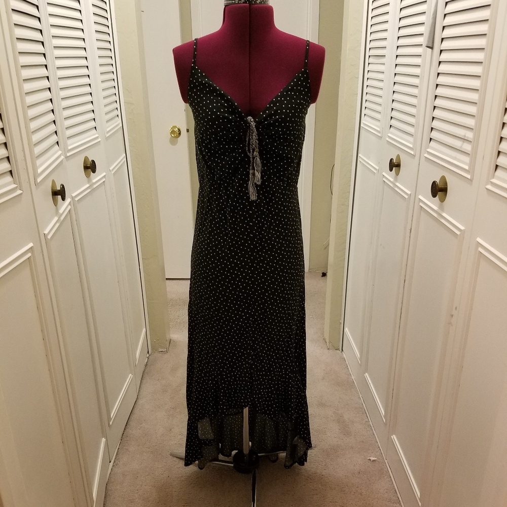 Xhilaration Polka Dots Long Dress